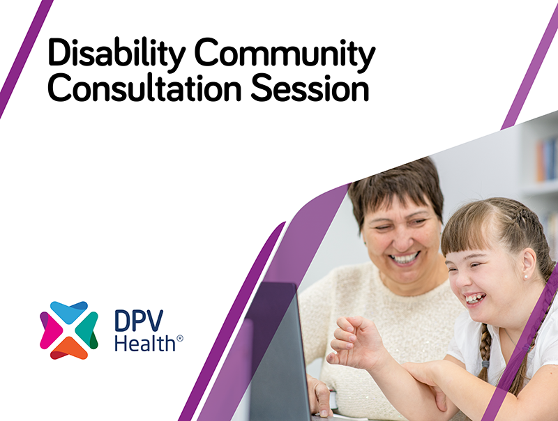Disability Community Consultation Session