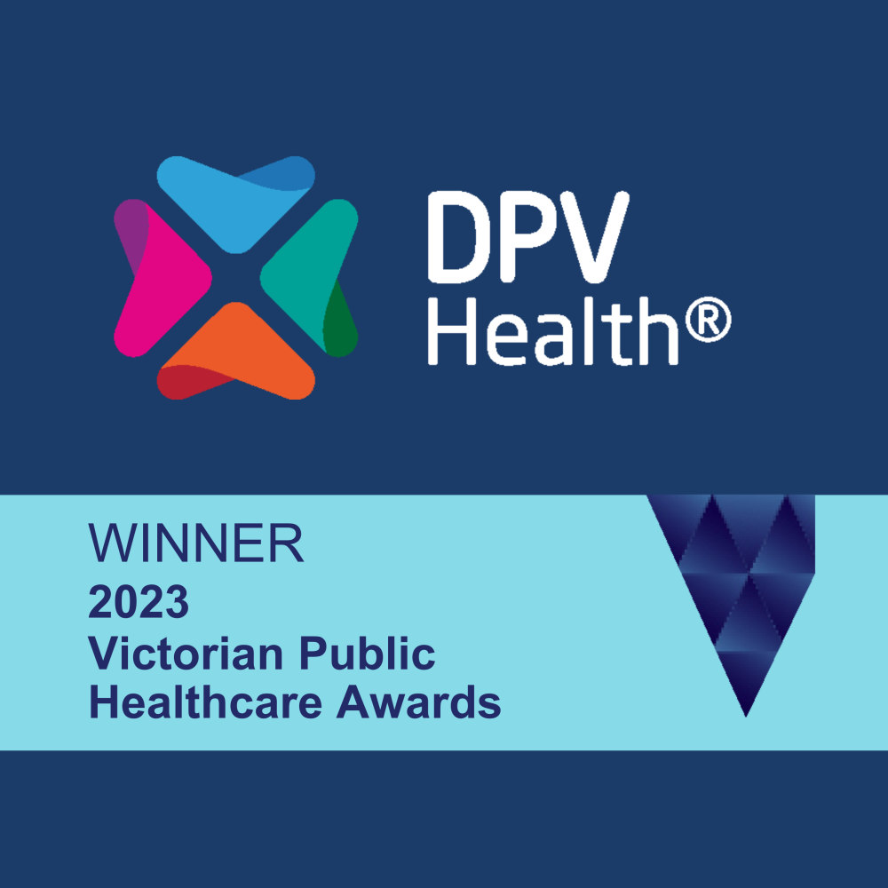 DPV Health Winner 2023 Victorian Public Healthcare Awards
